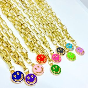 Smiley face necklace